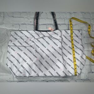 Victoria's Secret Black and White Tote Bag